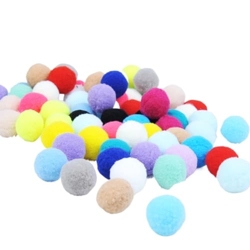 TADSFVC 50/100 Stück niedliches lustiges Katzenspielzeug, Stretch-Plüschball, Katzenspielzeug, Bälle, kreativ, bunt, interaktiv, Katzenbommel, Kauspielzeug, Katzenspielzeug (100 Stück, zufällige Farbe TADSFVC 50/100 Stück niedliches lustiges Katzenspielzeug, Stretch-Plüschball, Katzenspielzeug, Bälle, kreativ, bunt, interaktiv, Katzenbommel, Kauspielzeug, Katzenspielzeug (100 Stück, zufällige Farbe von TADSFVC