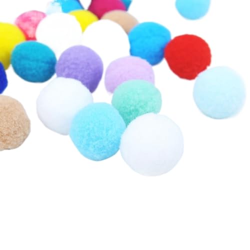 TADSFVC 50/100 Stück niedliches lustiges Katzenspielzeug, Stretch-Plüschball, Katzenspielzeug, Bälle, kreativ, bunt, interaktiv, Katzenbommel, Kauspielzeug, Katzenspielzeug (50 Stück, zufällige Farbe) TADSFVC 50/100 Stück niedliches lustiges Katzenspielzeug, Stretch-Plüschball, Katzenspielzeug, Bälle, kreativ, bunt, interaktiv, Katzenbommel, Kauspielzeug, Katzenspielzeug (50 Stück, zufällige Farbe) von TADSFVC