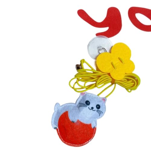 TADSFVC Caterpillar Katzenspielzeug Katzenkratzseil Maus Lustiges selbsthemmendes interaktives Spielzeug Einziehbares Hängetür-Typ Heimtierbedarf katzenspielzeug Maus(12) von TADSFVC