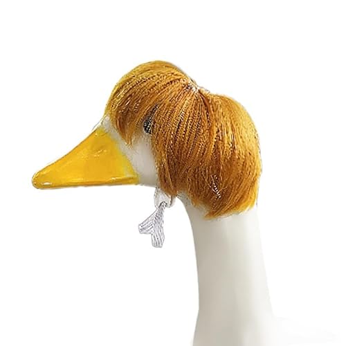 TADSFVC Haustier-Perücke, große Gans, Kopfbedeckung, Kombination, lustig, niedlich, kurz, Wellen, explosiver Kopf, Veranda, Gans, Perücke, Garten, Hof, Dekoration, Veranda, Gans Outfits TADSFVC Haustier-Perücke, große Gans, Kopfbedeckung, Kombination, lustig, niedlich, kurz, Wellen, explosiver Kopf, Veranda, Gans, Perücke, Garten, Hof, Dekoration, Veranda, Gans Outfits von TADSFVC