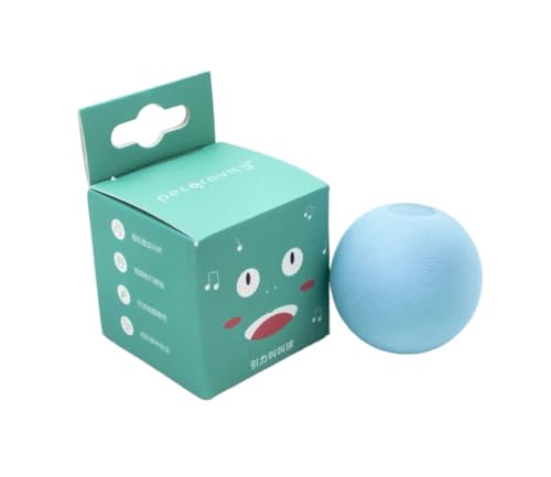 TADSFVC Intelligentes Katzenspielzeug, interaktiver Ball, Plüsch, elektrischer Katzenclip, Trainingsspielzeug, Kätzchen, Touch-Sound, Haustierprodukte, Toyball katzenspielzeug Maus(Blue Frog Sound) von TADSFVC