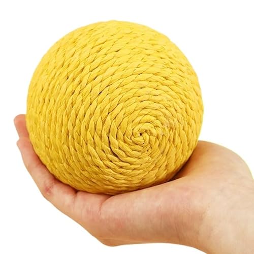 TADSFVC Katzen Sounding Ball Interaktiver handgemachter Katzenkratzball Macht Geräusche Katzenspielzeug Home Kätzchen Ball Spielzeug Heimtierbedarf katzenspielzeug Maus(2) von TADSFVC