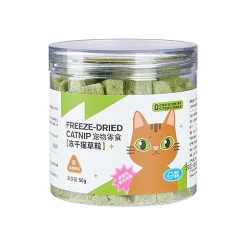 TADSFVC Katzengras for Katzen Zahngesundheit Zahnstein reduzieren Kätzchen gefriergetrocknete Katzenspielzeug Katzenminze Bälle for Indoor-Katzen Haustierbedarf katzenspielzeug Maus(50g per can) von TADSFVC
