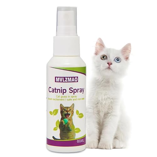 TADSFVC Katzenminze-Spray for Katzen, Katzenkratzspray, transparentes Katzen- und Kätzchenverhaltensspray, 60 ml Sprühflasche, for das Training katzenspielzeug Maus(Spray) von TADSFVC