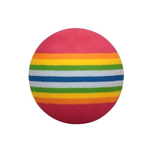 TADSFVC Katzenspielzeugbälle Interaktiv for Hauskatzen Kätzchen Lieblingsgeschenk Weicher Schaumstoffball Jagd Ruhig Spielen Katzen Sachen Supplie katzenspielzeug Maus(35cm ball-1pc) von TADSFVC