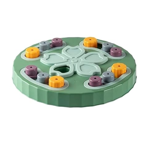 TADSFVC Puzzlespielzeug for Hunde, langsamer Futterspender, interaktive Steigerung, Welpen-IQ, Futterspender, langsames Fressen, Haustier-Trainingsspiel katzenspielzeug Maus(Green 1) von TADSFVC