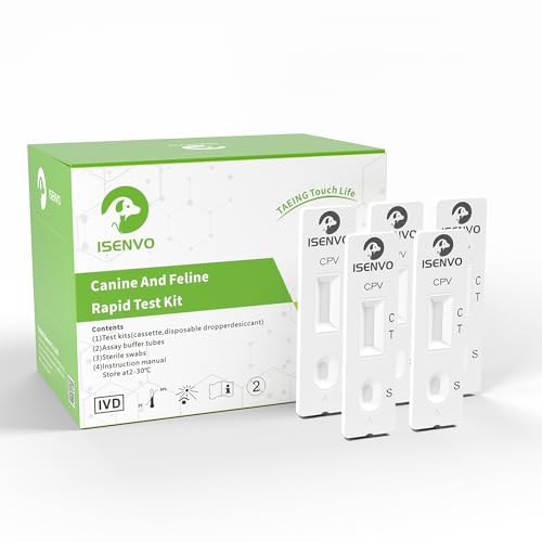 5-teiliges CPV-Schnelltest-Haushaltsset, geeignet für Hunde und Welpen von TAEING
