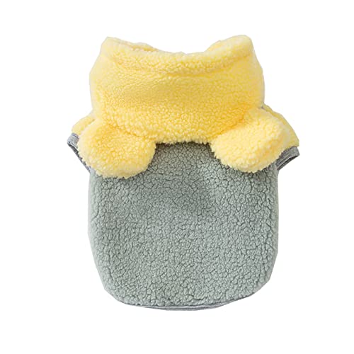 Kleiner Hundepullover für Welpen, Winter, warmer Fleece-Pullover für Hunde, Jungen, Mädchen, super weich, für Chihuahua, Katze, Outwear für kaltes Wetter, Grau S Kleiner Hundepullover für Welpen, Winter, warmer Fleece-Pullover für Hunde, Jungen, Mädchen, super weich, für Chihuahua, Katze, Outwear für kaltes Wetter, Grau S von TAHUAON