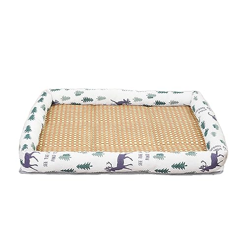 Kühlmatte für Hunde Hund Kühlbett Sommermatte Hund Sommer Pad Hund Kühlende Bodenmatte Atmungsaktiv Hund Kühlbett Der Hund Eispad Zwinger Matte Kühlkissen Schwarzes Tuch 【40 x 30 cm Farbe-5】 von TAHUAON