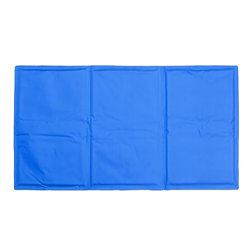 TAHUAON Kühlmatte für Hunde, druckaktiviert, Sommer-Kühlmatte, kein Wasser, festes, selbstkühlendes Gelmaterial, wiederverwendbar, mit Hundekühlspielzeug, 50 x 90 cm, Farbe 1 von TAHUAON