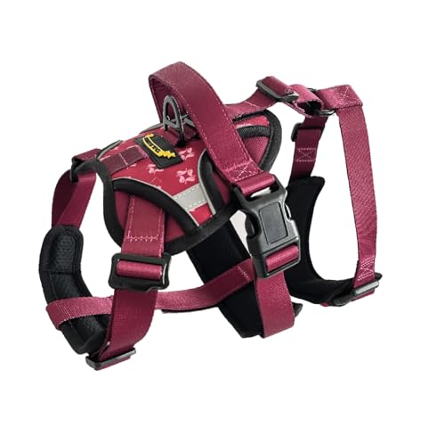 Tail Blazers Anti-Escape-Hundegeschirr, verstellbar, kein Ziehen, reflektierend, atmungsaktiv, gepolstert, ideal für Welpenutensilien, kleine bis XL-Rassen, perfekte Halsbänder, Geschirre und Leinen Tail Blazers Anti-Escape-Hundegeschirr, verstellbar, kein Ziehen, reflektierend, atmungsaktiv, gepolstert, ideal für Welpenutensilien, kleine bis XL-Rassen, perfekte Halsbänder, Geschirre und Leinen von TAIL BLAZERS