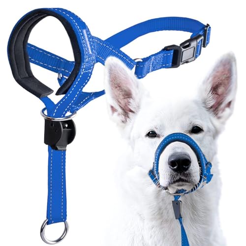 Maulkorb für Hunde, verstellbar, Maulkorb, Training, mit Haustier-Maulkorb, Beißmaske, atmungsaktives Mesh und strapazierfähiges Nylon, Hundemaulkorb zum Bellen, Beißen und Kauen Maulkorb für Hunde, verstellbar, Maulkorb, Training, mit Haustier-Maulkorb, Beißmaske, atmungsaktives Mesh und strapazierfähiges Nylon, Hundemaulkorb zum Bellen, Beißen und Kauen von TAIXIAONIULIHQ