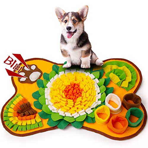 TAIYUNWEI Schnüffelmatte für Hunde, Interaktives Spielspielzeug für Haustiere, Waschbare Haustierfütterung Leckerlis Matte, Haustier Slow Feeding Matte, Hundetrainingsmatte Spielzeug, Stressabbau von TAIYUNWEI