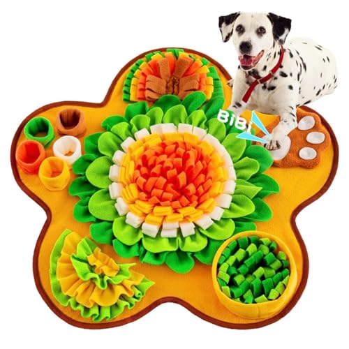 Schnüffelmatte für Hunde, TAIYUNWEI Haustier Langsame Fütterung Matte, Interaktive Haustier Futtermatte für Geruchstraining, Stressabbau, Puzzle-Trainingsspielzeug für Große Mittlere Welpen (Große Schnüffelmatte für Hunde, TAIYUNWEI Haustier Langsame Fütterung Matte, Interaktive Haustier Futtermatte für Geruchstraining, Stressabbau, Puzzle-Trainingsspielzeug für Große Mittlere Welpen (Große von TAIYUNWEI