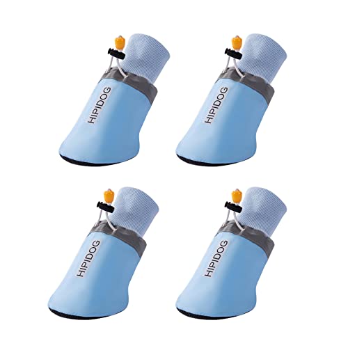 TAKOXIA 4 x rutschfeste Welpen-Schuhe, leicht, für den täglichen Gebrauch, wasserdicht, für Outdoor-Socken, Booties TAKOXIA 4 x rutschfeste Welpen-Schuhe, leicht, für den täglichen Gebrauch, wasserdicht, für Outdoor-Socken, Booties von TAKOXIA
