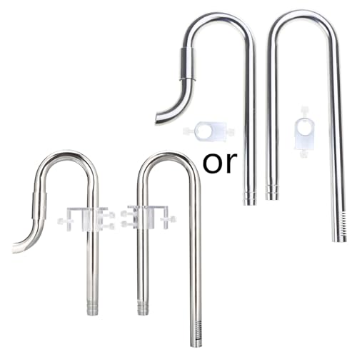 TAKOXIA Aquarium Wasserfisch für Filter Zufluss Abflussrohr Edelstahlwanne TAKOXIA Aquarium Wasserfisch für Filter Zufluss Abflussrohr Edelstahlwanne von TAKOXIA