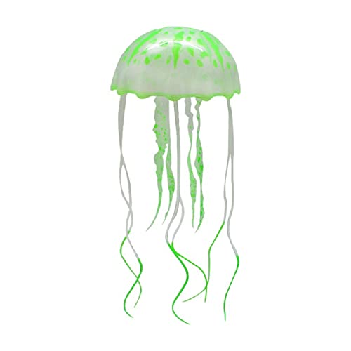 TAKOXIA Fluoreszierende Quallen-Aquarium-Dekorationen für große, mittelgroße und kleine Aquarien, leuchtende Quallen, Spielzeug für Aquarien von TAKOXIA