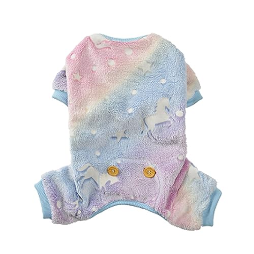 TAKOXIA Hunde-Pyjama für kleine, mittelgroße und große Hunde, leuchtet im Dunkeln, Welpenmantel, Pullover, Welpen-Pyjama, traumhafte Farbe von TAKOXIA