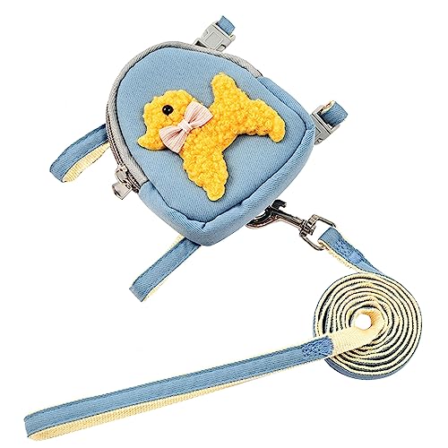 TAKOXIA Hunderucksack mit Leine, Hundegeschirr, Rucksack, Hundegeschirr und Leine, kein Ziehen, Welpengeschirr, Rucksack TAKOXIA Hunderucksack mit Leine, Hundegeschirr, Rucksack, Hundegeschirr und Leine, kein Ziehen, Welpengeschirr, Rucksack von TAKOXIA