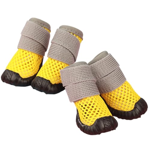 TAKOXIA Hundeschuhe, Pfotenschutz, rutschfest, für kleine Hunde, ausgehöhlte Schuhe für Outdoor-Aktivitäten TAKOXIA Hundeschuhe, Pfotenschutz, rutschfest, für kleine Hunde, ausgehöhlte Schuhe für Outdoor-Aktivitäten von TAKOXIA