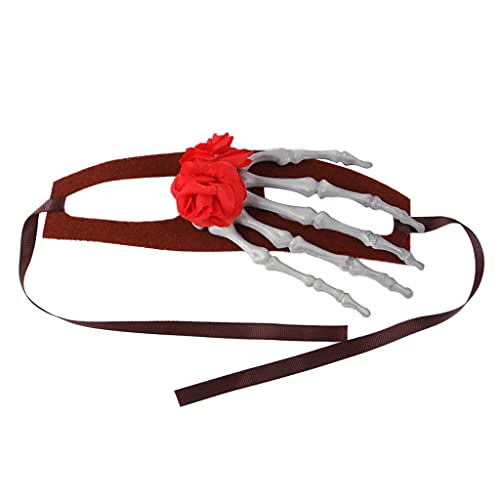 TAKOXIA Kleine Hunde Party Halloween Cosplay Lustige Handblume macht Haustier niedlicher, Mode Outfit Dekoration Party Geschenk von TAKOXIA