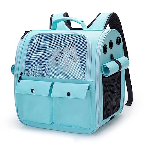 TAKOXIA Outdoor-Tragetasche, atmungsaktiv, tragbar, Reise-Netzstoff, Stofftasche für Katzen, Hunde, Haustierbedarf von TAKOXIA
