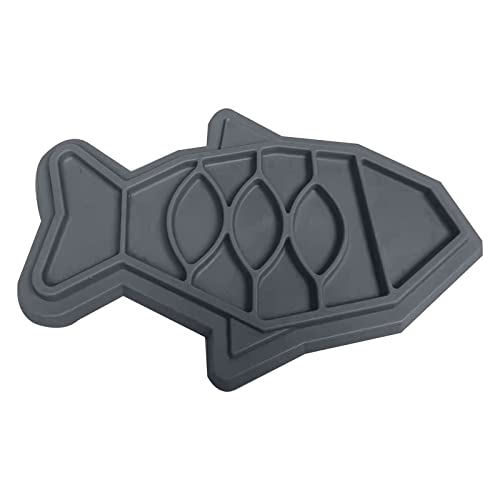 TAKOXIA Pet Slow Eating Feeder Fish Bone Shape Dog l for ls with Waterer Treat Mat Healthy Interactive for Dog for TAKOXIA Pet Slow Eating Feeder Fish Bone Shape Dog l for ls with Waterer Treat Mat Healthy Interactive for Dog for von TAKOXIA