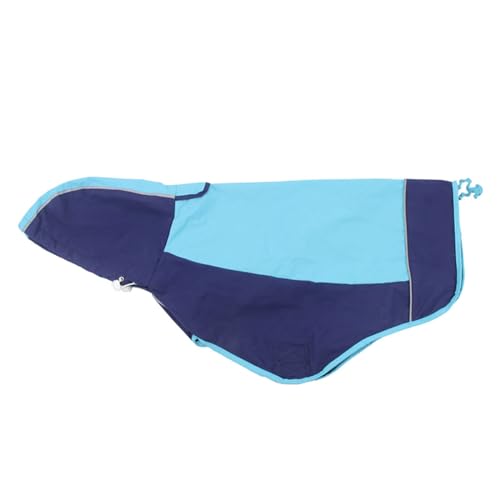 TAKOXIA Regenmantel für Haustiere, Hunde, mit Kapuze, Regenbekleidung, wasserdichte Hundejacken, Overall, Outdoor-Regenanzug von TAKOXIA