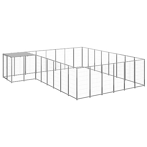 Startseite Möbel Hundehütte Silber 15,73 m² Stahl Startseite Möbel Hundehütte Silber 15,73 m² Stahl von TALCUS