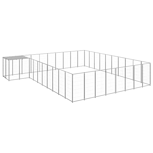 Startseite Möbel Hundehütte Silber 25,41 m² Stahl von TALCUS