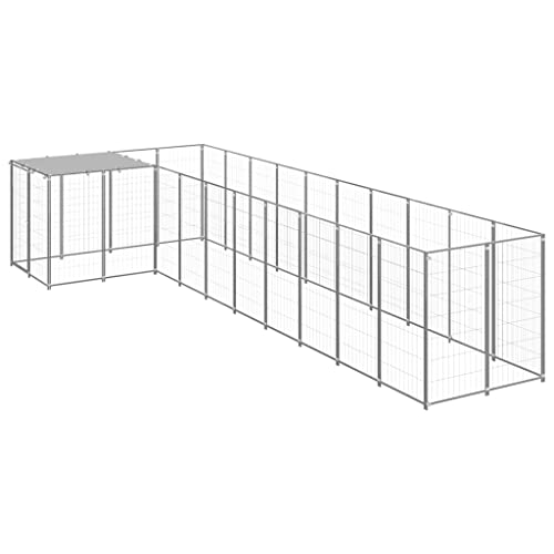 Startseite Möbel Hundehütte Silber 7,26 m² Stahl von TALCUS