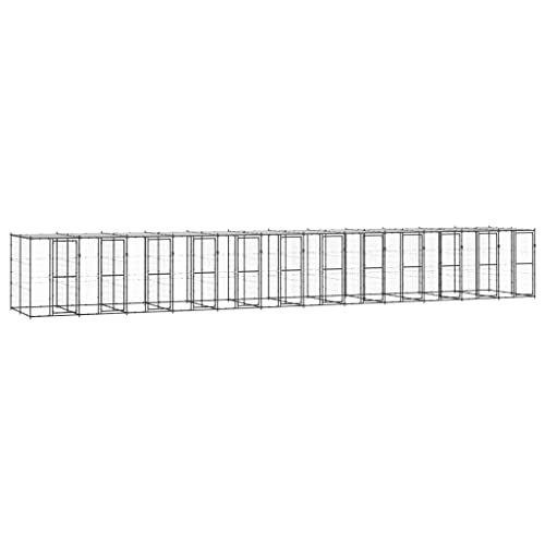 Startseite Möbel Outdoor Hundehütte Stahl mit Dach 29,04 m² von TALCUS