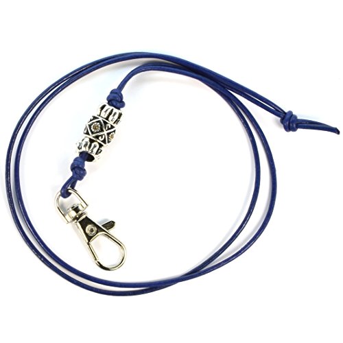 TAMEHO Original Pfeifenband Blau aus Leder mit dekorativen Designer Charms PRP - Handgefertigt in Deutschland - TAMEHO Original Pfeifenband Blau aus Leder mit dekorativen Designer Charms PRP - Handgefertigt in Deutschland - von TAMEHO