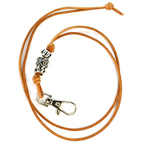 TAMEHO Original Pfeifenband Hellbraun aus Leder mit dekorativen Designer Charms PRP - Handgefertigt in Deutschland - TAMEHO Original Pfeifenband Hellbraun aus Leder mit dekorativen Designer Charms PRP - Handgefertigt in Deutschland - von TAMEHO