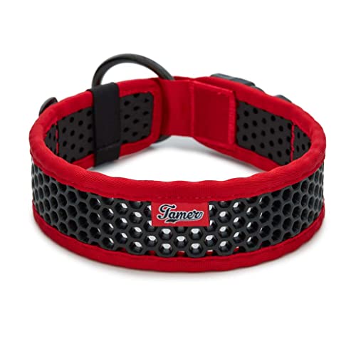 TAMER Softy Halsband | Breite 5,1cm | Umfang 50-56cm | rot/schwarz TAMER Softy Halsband | Breite 5,1cm | Umfang 50-56cm | rot/schwarz von TAMER