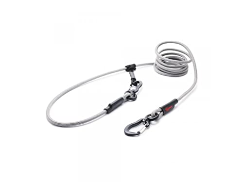 Leine EASYLONG - Twist Mini 3m - grau Leine EASYLONG - Twist Mini 3m - grau von TAMER
