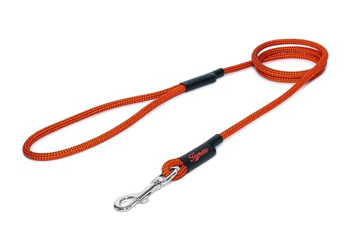 TAMER Hundeleine | KLASSISCH | Ø9mm - 115cm - orange mit schwarzen Punkten TAMER Hundeleine | KLASSISCH | Ø9mm - 115cm - orange mit schwarzen Punkten von TAMER