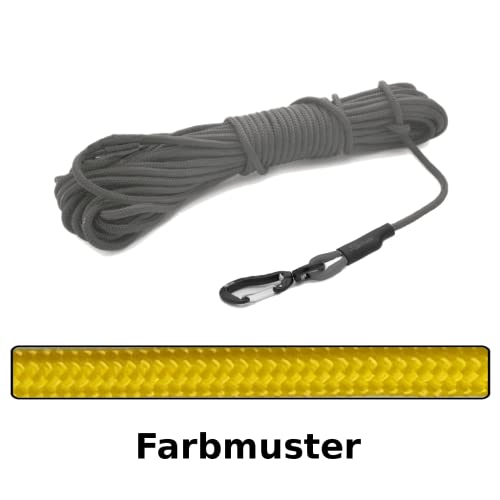 TAMER Leine KLASSISCH - Twist Mini - 15m - gelb von TAMER