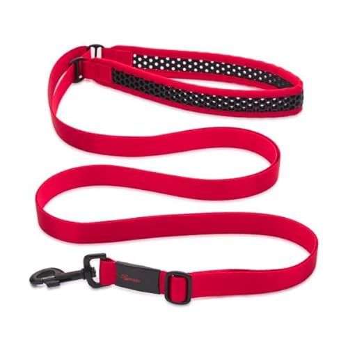 TAMER Softy Leine | Länge: 225-400cm | Breite: 2,8cm | Farbe: rot/schwarz TAMER Softy Leine | Länge: 225-400cm | Breite: 2,8cm | Farbe: rot/schwarz von TAMER