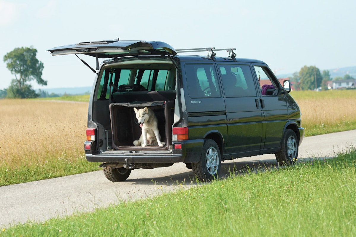 TAMI Backseat Box Hundebox mit Airbagfunktion braun S 50x60x50cm