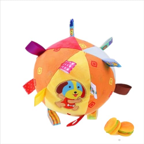 TANGJAK Pet Toys Plüsch-Hundespielzeug, Hundebälle, quietschende Welpenbälle TANGJAK Pet Toys Plüsch-Hundespielzeug, Hundebälle, quietschende Welpenbälle von TANGJAK