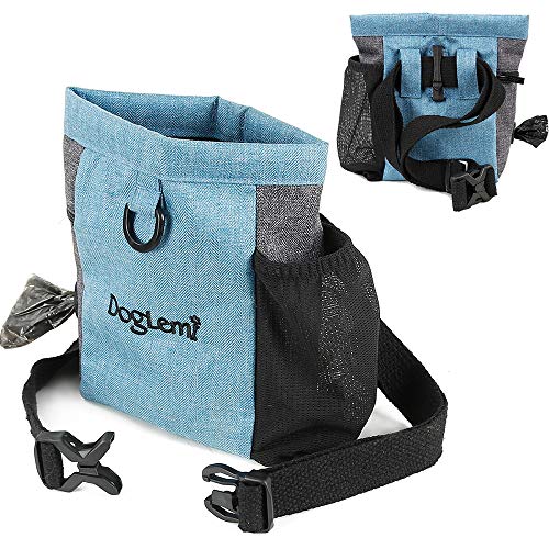 TANGN Leckerlibeutel Futterbeutel für Hunde Magnetverschluss, Hunde Leckerlitasche mit Einstellbar Bund & Kotasche Öffnung, Wasserfest Futtertasche leckerli Beutel für Hundetraining Ausbildung (Blau) TANGN Leckerlibeutel Futterbeutel für Hunde Magnetverschluss, Hunde Leckerlitasche mit Einstellbar Bund & Kotasche Öffnung, Wasserfest Futtertasche leckerli Beutel für Hundetraining Ausbildung (Blau) von TANGN
