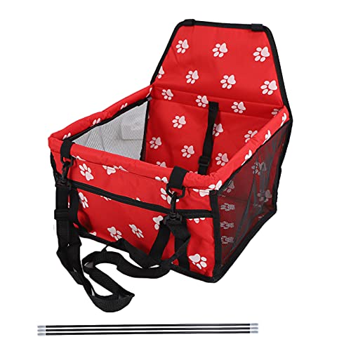 Bärenmuster Haustierträgerkäfig, waschbarer und faltbar (Red Claw Print Support Rod Model) von TANIQIACA
