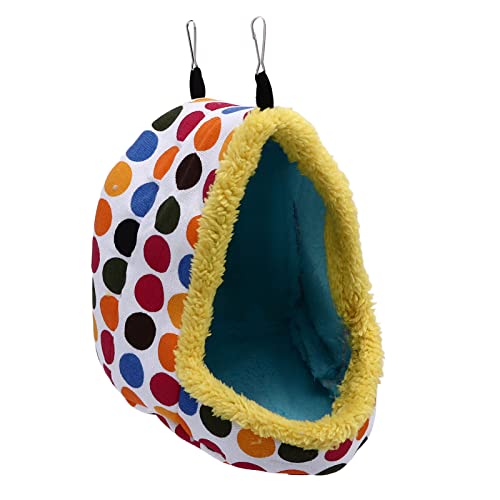 Pet Hamster Cave Bed, Soft Plush Material, Foldable and Portable, Space Saving with 2 Hooks, Warm and Safe Small Animal House for Parrots Hamsters Chinchillas Pet Hamster Cave Bed, Soft Plush Material, Foldable and Portable, Space Saving with 2 Hooks, Warm and Safe Small Animal House for Parrots Hamsters Chinchillas von TANIQIACA