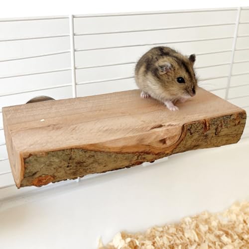 Hamster Spiel Holzplattform für Käfig, kleine Haustiere Tiere Spielzeug Plattform, Stuff Cage Zubehör für Zwerg Syrische Hamster Rennmäuse Mäuse Degus Hamster Spiel Holzplattform für Käfig, kleine Haustiere Tiere Spielzeug Plattform, Stuff Cage Zubehör für Zwerg Syrische Hamster Rennmäuse Mäuse Degus von TANOMA