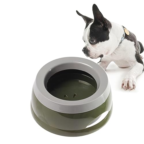 Wassernapf für Hunde, 750 ml, kein Verschütten, große Kapazität, langsamer Wasserspender, auslaufsicher, Haustier-Wasserspender, langsames Trinken, Reise-Wassernapf für Hunde/Katzen/Haustiere (grün) Wassernapf für Hunde, 750 ml, kein Verschütten, große Kapazität, langsamer Wasserspender, auslaufsicher, Haustier-Wasserspender, langsames Trinken, Reise-Wassernapf für Hunde/Katzen/Haustiere (grün) von TANXIC