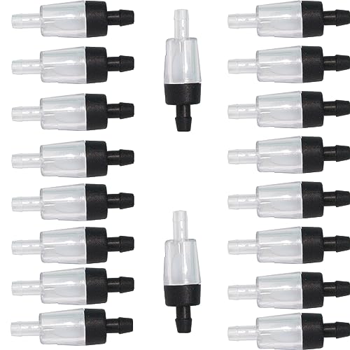 TAODAN 20PCS Aquarium Air Tubing Accessories Non Return Valves Aquarium Air Pump Check Valves Plastic One Way Non Return Check Valve Air Pump Accessories for Fish Tank, Black von TAODAN