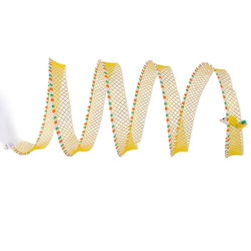 Cat Toys, cat Tunnels, cat teasers, Stretchy Stretches Yellow von TAOYNJ