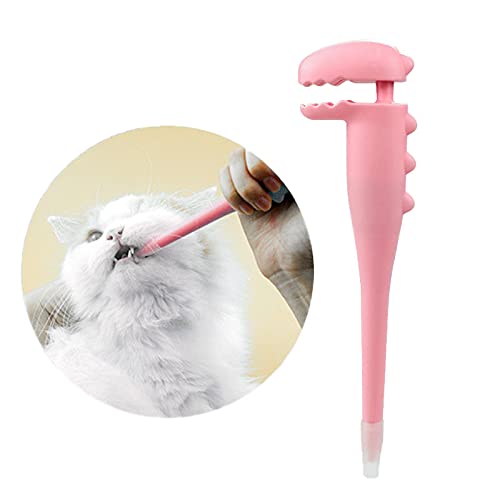 TAOZUA Katze Pillenschieber, Haustier Pillendosierer mit 2 Silikonspitzen, Medizin Pillenschieber für Katzen, Welpen und Kleintiere TAOZUA Katze Pillenschieber, Haustier Pillendosierer mit 2 Silikonspitzen, Medizin Pillenschieber für Katzen, Welpen und Kleintiere von TAOZUA