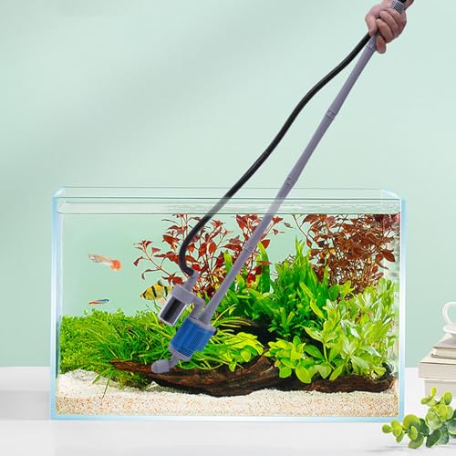 Aquarium Mulmsauger Aquarium Mulmsauger Elektrische Aquarium Wasserwechsler Länge Des Wasserrohrs 2m 28W für Aquarium Wasserwechsel und Reinigung Handbetriebener Sauger Bodenreiniger Aquarium Reiniger von TAPMING